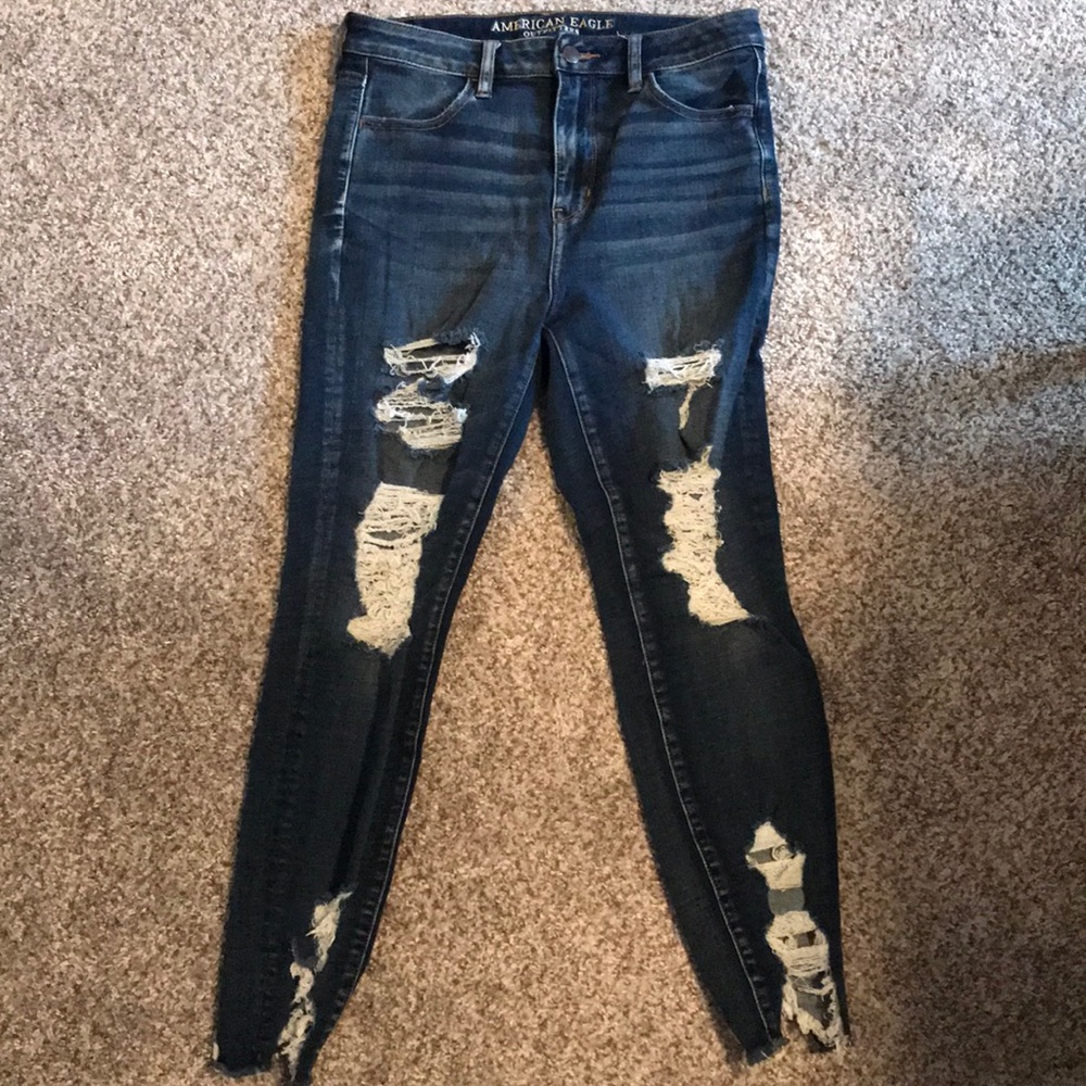 American Eagle Distressed Skinny Jeans